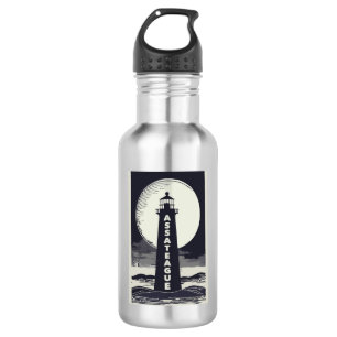 Bouteille D'eau Assateague Lighthouse Virginia Moon