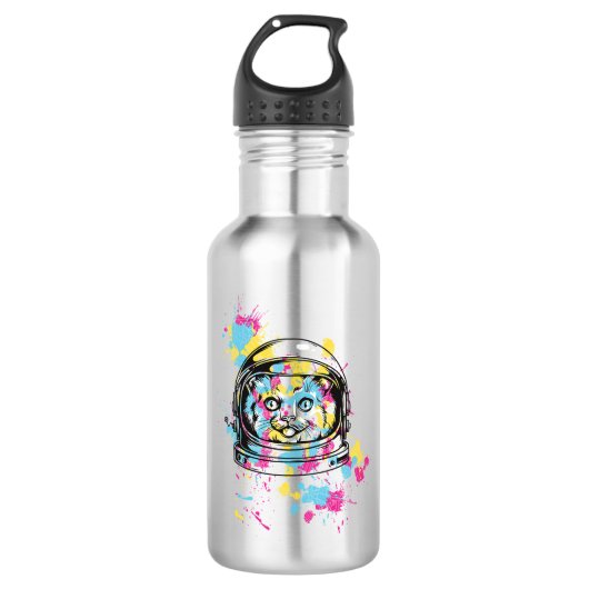 Bouteille D'eau Astronaut Cat (Devant)