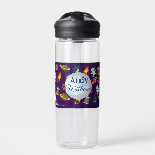 Bouteille D'eau Astronaut Planet Space Galaxy Motif de dessin anim