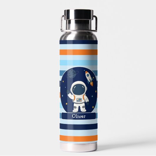Bouteille D'eau Astronaute Fusée Espace Enfants (Arrière)