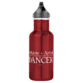 Bouteille D'eau Athlète + Artiste = danseur (Droite)