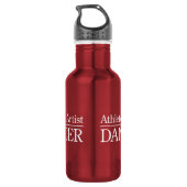 Bouteille D'eau Athlète + Artiste = danseur (Dos)
