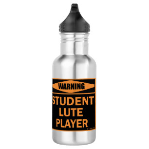 Bouteille D'eau Attention! Joueur de la lite étudiante !