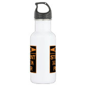 Bouteille D'eau Attention! Joueur Xaphoon étudiant ! (Dos)