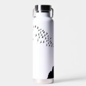 Bouteille d'eau au corbeau noir (Avant)