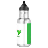 Bouteille d'eau au miel Afro vert (Droite)