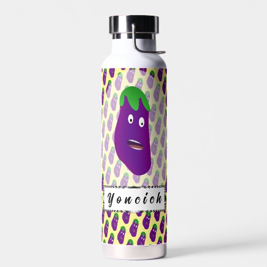 Bouteille D'eau Aubergine surprise par Kenneth Yoncich (Gauche)