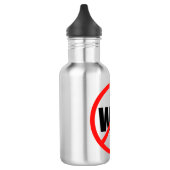 Bouteille D'eau Aucun symbole de guerre (Gauche)