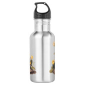 Bouteille D'eau Audubon Vesper Sparrow et Prickly Pear Cactus (Dos)