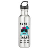 BOUTEILLE D'EAU AUNTIE SHARK DOO DOO DOO (Devant)