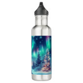 Bouteille D'eau aurora borealis/Noël/hiver (Droite)