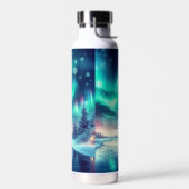 Bouteille D'eau aurora borealis/Noël/hiver (Gauche)