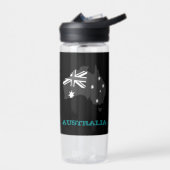 Bouteille D'eau Australie Fitness & blason australien / drapeau (Gauche)