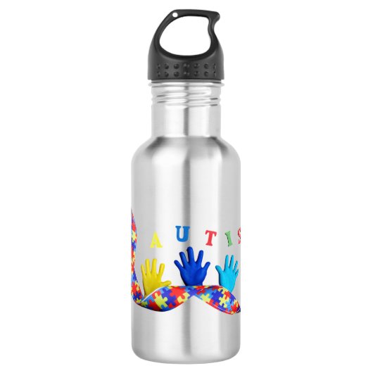 Bouteille D'eau Autism (Devant)