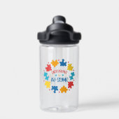 Bouteille d'eau Autism-Kids (14 oz) (Salle de sport)