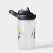 Bouteille d'eau Autism-Kids (14 oz) (Arrière Complet)