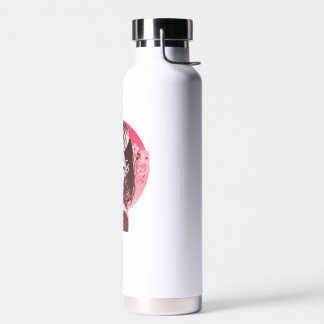 Bouteille D'eau Autocollant stylé de fille d'anime