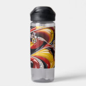 Bouteille d'eau aux couleurs belges Design (Arrière)