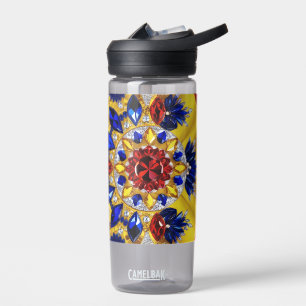 Bouteille d'eau aux couleurs roumaines Design