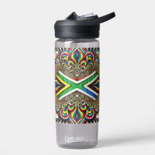 Bouteille d'eau aux couleurs sud-africaines Design