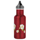 Bouteille d'eau aux fleurs blanches (Droite)