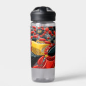 Bouteille d'eau avec Allemagne Couleurs Design (Extérieur)