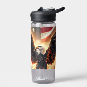 Bouteille d'eau avec American Eagle