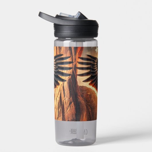 Bouteille d'eau avec American Eagle (Droite)