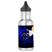 Bouteille d'eau avec ange et décoration (Gauche)