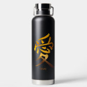 Bouteille D'Eau AVEC BOUTEILLES ET M INITIAL PERSO (Plage)