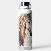 Bouteille d'eau avec Cheval concepteur (Plage)