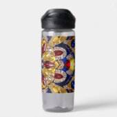 Bouteille d'eau avec Colombia Colors Design (Arrière)