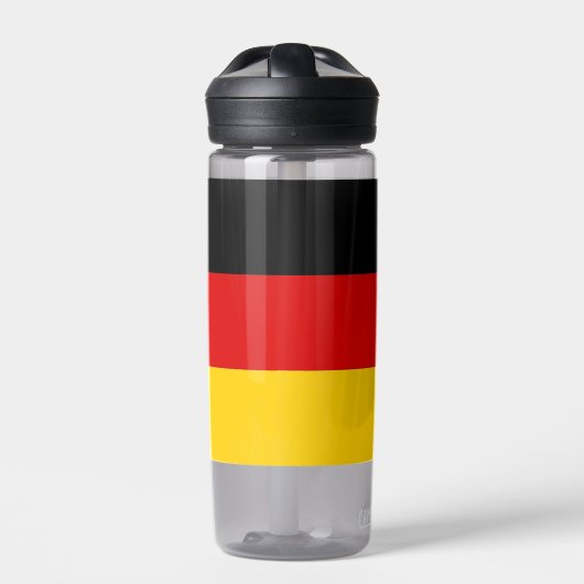 Bouteille d'eau avec drapeau d'Allemagne (Extérieur)