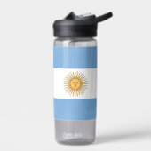 Bouteille d'eau avec drapeau d'Argentine (Gauche)