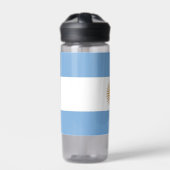Bouteille d'eau avec drapeau d'Argentine (Extérieur)