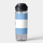 Bouteille d'eau avec drapeau d'Argentine (Arrière)