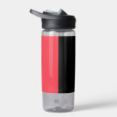 Bouteille d'eau avec drapeau de Belgique (Droite)