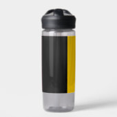 Bouteille d'eau avec drapeau de Belgique (Extérieur)