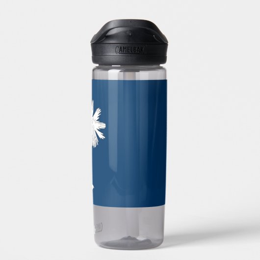Bouteille d'eau avec drapeau de Caroline du Sud, É (Arrière)