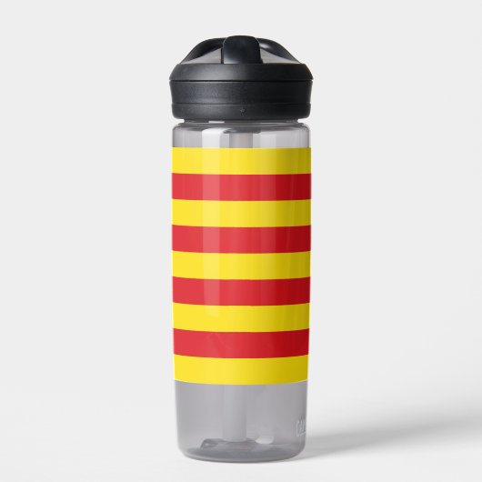 Bouteille d'eau avec drapeau de Catalogne (Extérieur)