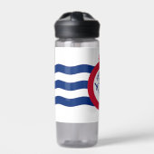 Bouteille d'eau avec drapeau de Cincinnati, États- (Extérieur)