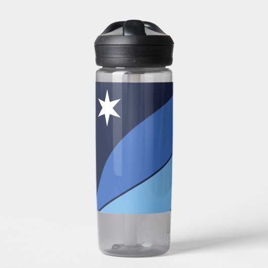 Bouteille d'eau avec drapeau de Columbia, S.C. (Extérieur)