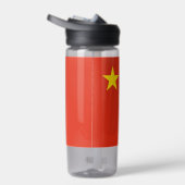 Bouteille d'eau avec drapeau de la Chine (Droite)
