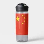 Bouteille d'eau avec drapeau de la Chine (Extérieur)