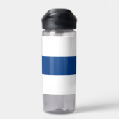 Bouteille d'eau avec drapeau de la Finlande (Arrière)