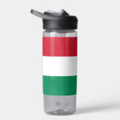 Bouteille d'eau avec drapeau de la Hongrie (Droite)