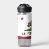 Bouteille d'eau avec drapeau de l'État de Californ (Extérieur)