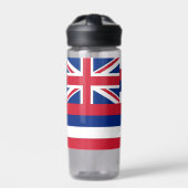 Bouteille d'eau avec drapeau de l'État d'Hawaii, É (Extérieur)