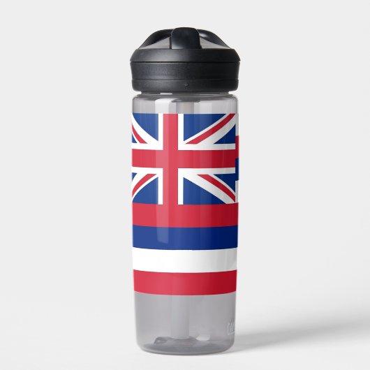 Bouteille d'eau avec drapeau de l'État d'Hawaii, É (Extérieur)