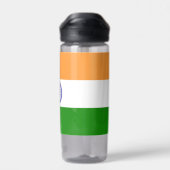Bouteille d'eau avec drapeau de l'Inde (Arrière)